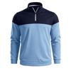 Men Half Zip Stand Collar Sweatshirt Long Sleeve Casual Loose Pullover Tops Autumn Winter Fashion Male Daily Comfortable Streetwear Sweatshirts
