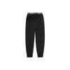 Li Ning Color Block Printed Loose Cuff Sports Pants Women Pants Black AKLS224-4