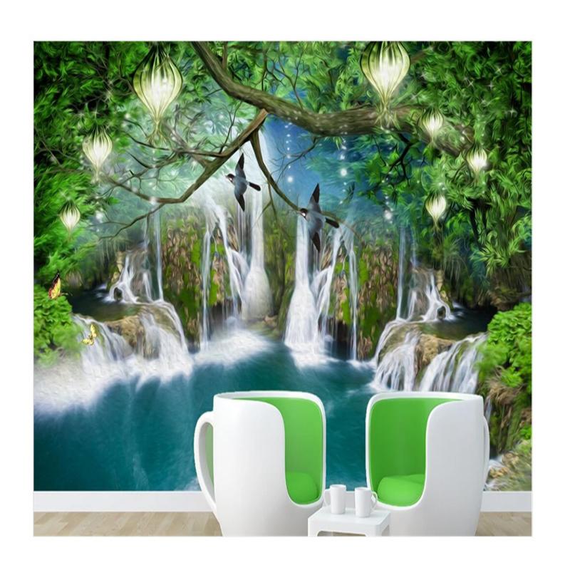 

Fantasy Wallpaper Forest Cartoon Mural Children s Room Background Wall Home Decor Living Room Bedroom Tv 3d Wallpaper 200 cm(W) x 140 cm(H)