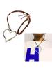 Delicate Irregular Love Choker Dainty Hollow Heart Pendant Necklace Y2K Leather Necklace Everyday Jewelry for Women Girl