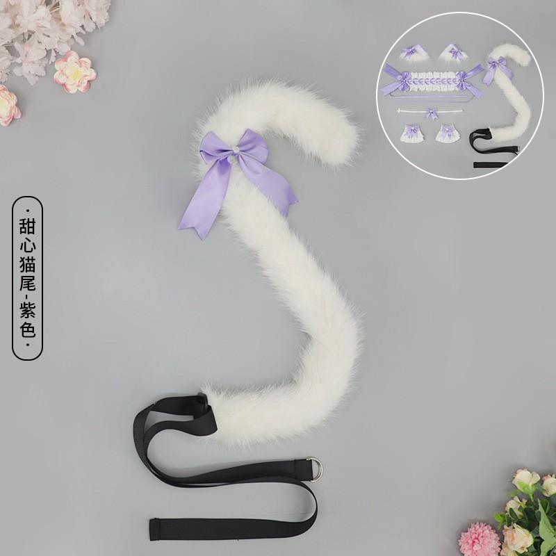 Handmade Plush Cat Ear Hair Clip Women Sweet Kawaii Lolita Accessory In Multiple Colors