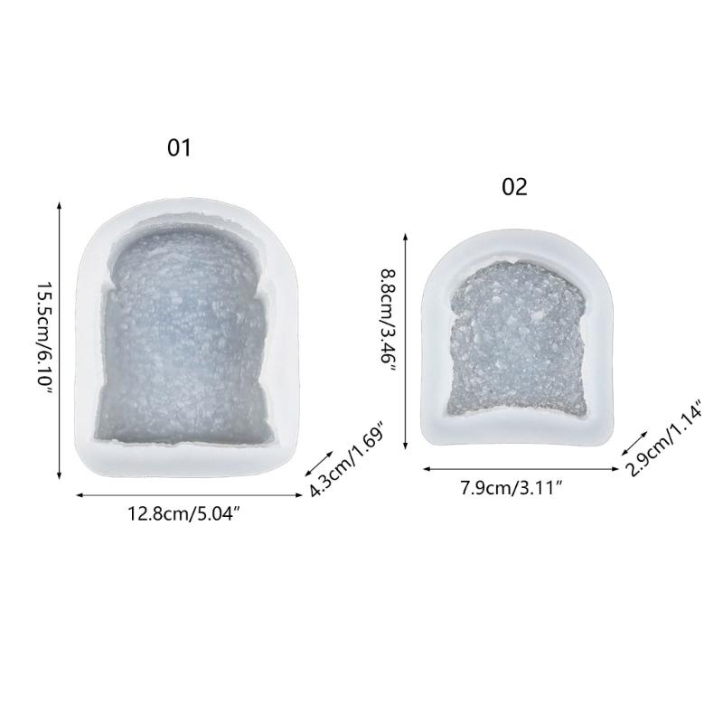 Silikonform für geschnittenes Toastbrot DIY Kuchen Backform Kuchen Dekoration Werkzeug zur Herstellung von Schokolade Fondant Antihaft