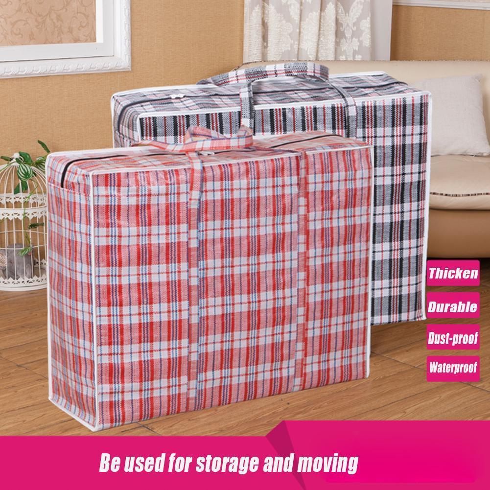 Gewebte Tasche Gepäckaufbewahrungssack 50x50x12cm Zufällige Farbe