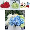 Soft Fabric Hydrangea Artificial Flower For Home Garden And Wedding Decor