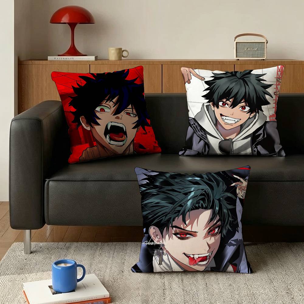 P-Phantom Mogari B-Busters Various Sizes Square Pillow Case For Car Home Bedchamber Decor