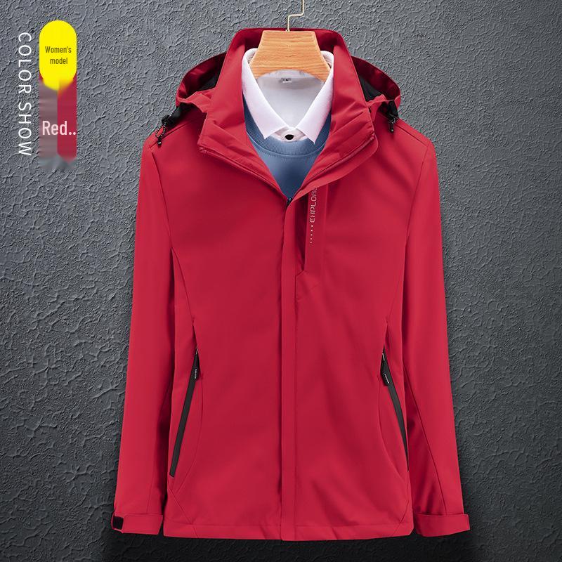 Unisex Thin Windproof Waterproof Spring/Autumn Outdoor Shell Jacket, Single Layer, Ideal for Mountaineering.