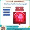 Type 400 LED Solar Flashing Light: Yellow and Red Warning Light for School Intersections