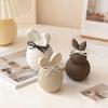 Easter Hare Eggs Silicone Molds Striped Candle Silicone Molds for Resin Casting Candle Soap Chocolate Home Decoration