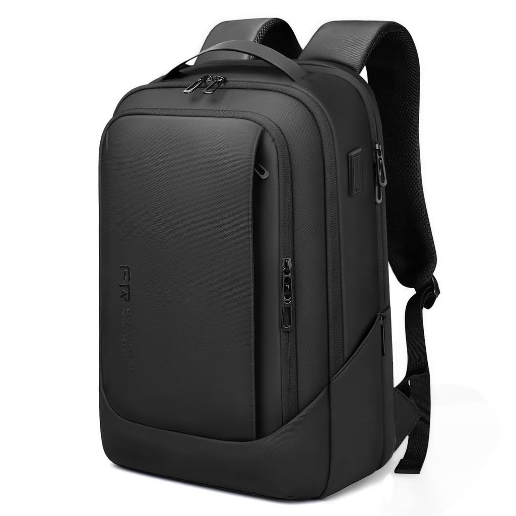 Business Backpack for 2025 Expandable Large Inch PC USB Charging Laptop For Business Black [FENRUIEN] Men, Latest, Multifunctional, Gusset,