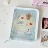 A5 Laser Star Zipper Binder Photo Card Collection Book Transparent Album A5 Card Album 3-inch Love Small Card Storage Album