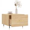  Coffee Tables, 2 Pcs, Sonoma Oak, 50x50x40 Cm