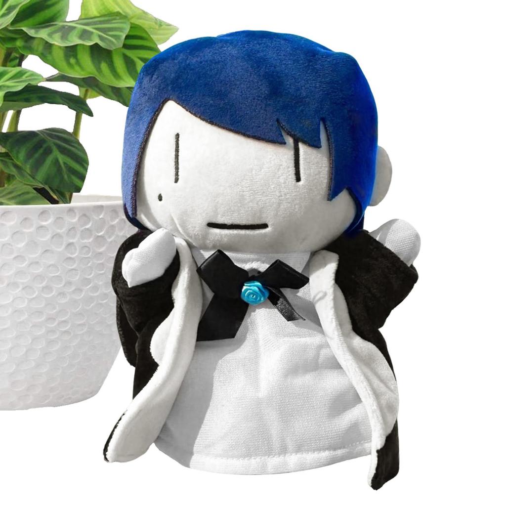 Hand Puppet Cartoon Plush Figure Trendy Hand Puppet for Home Desktop Bedside Decor Birthday Christmas Favors for Kids Adults