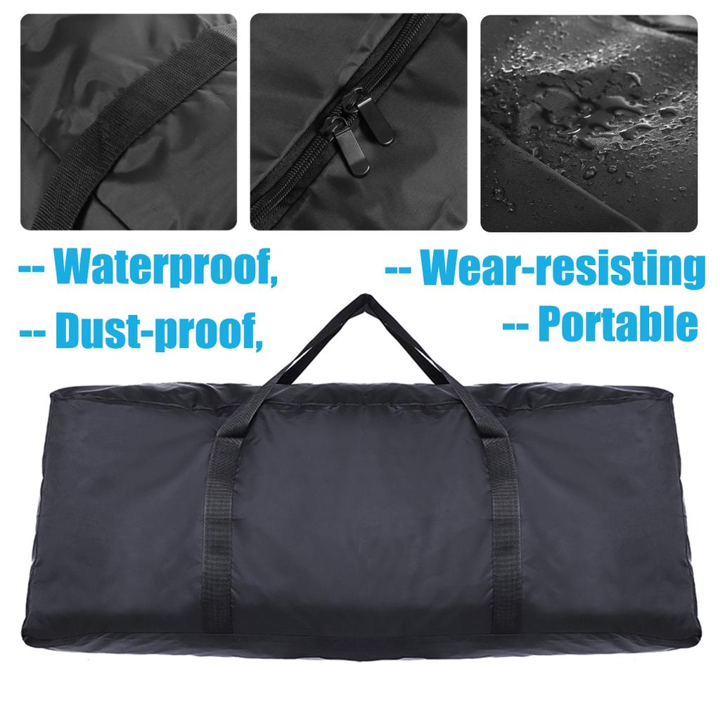 Protable Foldable Electric Scooter Skateboard Carrying Case Shoulder Handbag Waterproof Storage Case Compatible with Xiaomi M365//Ninebot ES1//ES2 Electric Scooter Bag Black