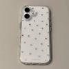 Glitter Shiny Stars Imd Transparent Back Cover for Iphone 17 16 Pro Max 13 14 15 Promax Ins Protector Shockproof Phone Case