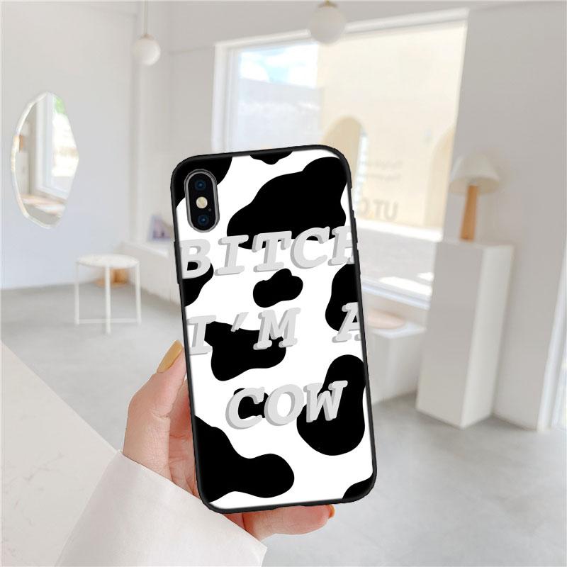 HK16 Cartoon Art Cow Soft Shell Phone Case for Huawei Mate 20 P Smart+ P20 P30 Lite Pro Y5p Y6p Y6s Y7a Y8p Y8S Y9 Prime Y9A Y9S
