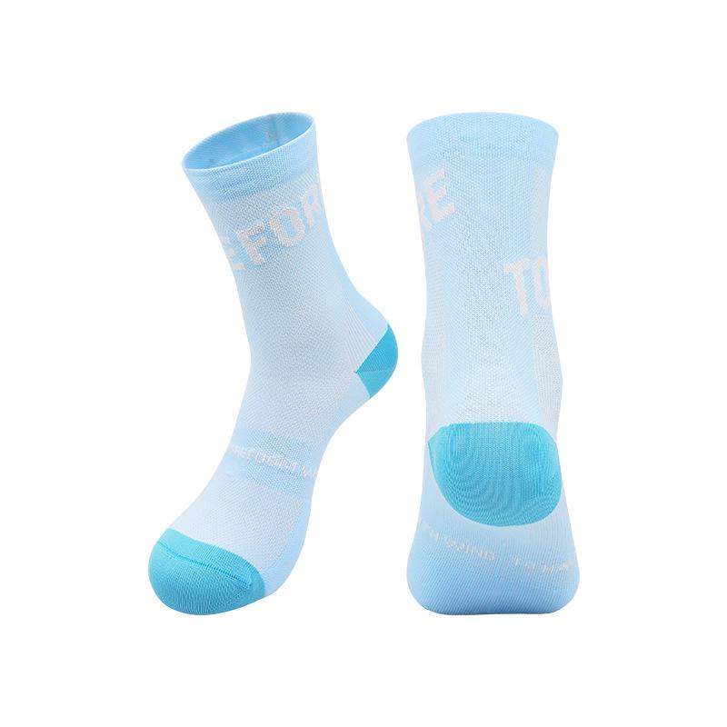 

Премиальные унисекс носки до середины икры для бега, махровая подошва, идеально подходят для велоспорта и фитнеса M - Shoe Size 34-38