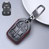 Genuine Leather Car Key Fob Case Cover For Chevy Silverado For GMC Sierra Terrai