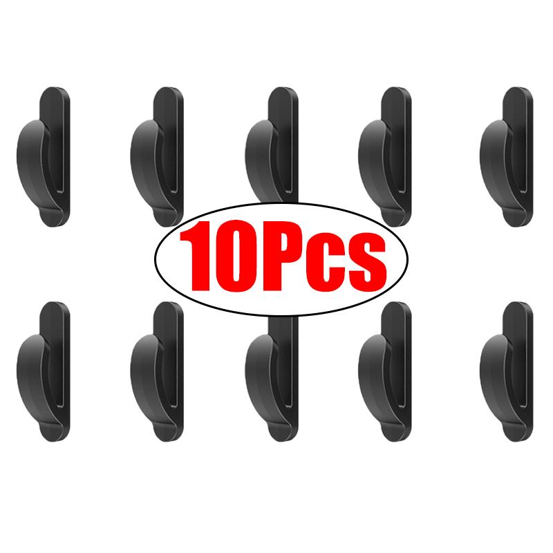 2-10Pcs USB Cable Organizer Wire Winder Earphone Holder Cord Clip Office Desktop Phone Cables Silicone Tie Fixer Wire Management