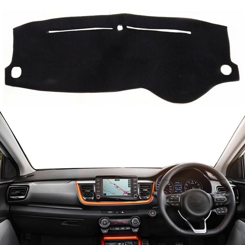 For KIA Rio YB 2017 2018 2019 2020 2021 2022 2023 2024 Car Styling Dashmat Dashboard Cover Mat Dash Sunshield Carpet Accessories
