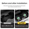 CGS1 Car Coaster Waterproof Non-Slip Mat Water Cup Slot Decorate For Skoda Octavia 2 3 Fabia A7 Rapid Superb Kamiq Kodiaq Accessories