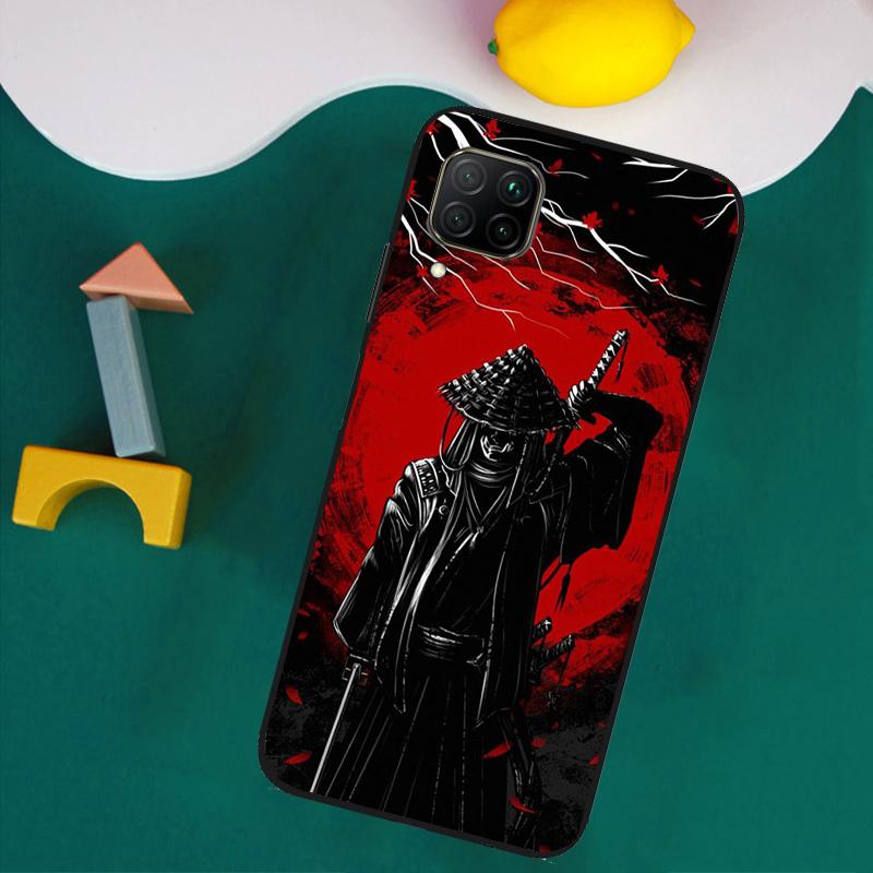 Japan Ninja Samurai Red Sun For Huawei Nova 9 10 SE 8i 11i 12i 12s Y60 Y61 Y70 Y90 Y72 Y73 Y91 P60 Pro P40 P30 Lite Case