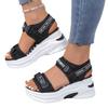 Chunky Platform Sandals For Women 2026 Summer Thick Bottom Sports Sandals Woman Plus Size 42 Fashion Wedge Heel Sandalias Mujer