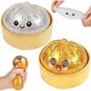Set 2 Jucării Squishy Găluște cu Ridicare Lentă și Strălucitoare pentru Ameliorarea Stresului pentru Adulți Copii, cu Coșuleț de Abur, Multicolor