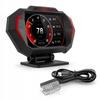 Computador de Bordo Hud Display LCD OBDII USB-C GPS Apagar Erros