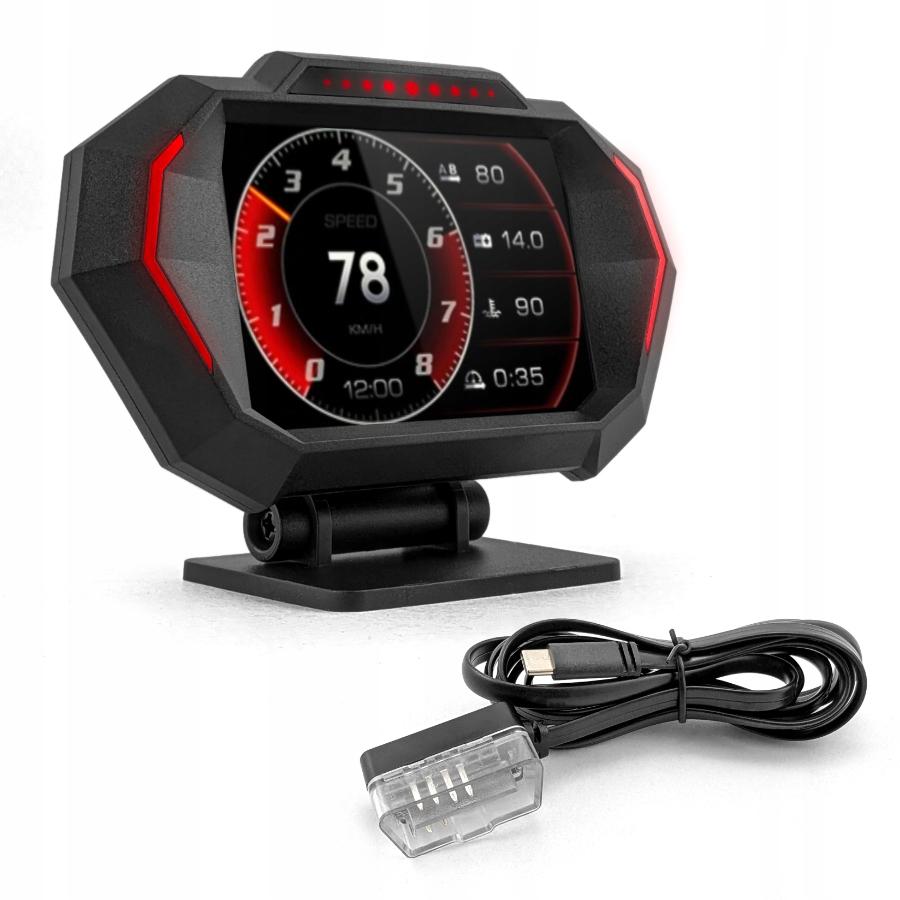 Komputer Pokładowy Hud Wyświetlacz Lcd Obdii