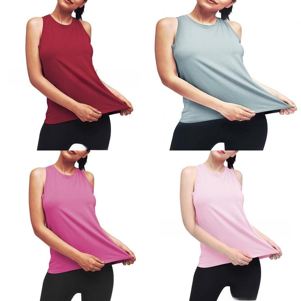 Summer Womens Yoga Tank Top With Pleated Design For Fitness And Casual Wear