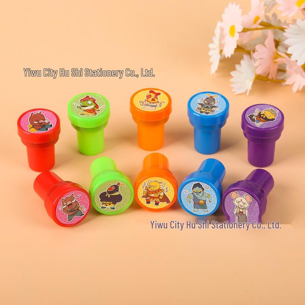 Tampon de Journal Clair Créatif Langlang Mountain Petit Monstre & Esprit Cochon Crapaud - Prix pour Enfants