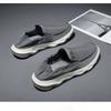 Summer Men's Comfy Canvas Shoes Ice Silk Cloth Solid Color Vulcanized Flat Shoes Outdoor Slip On Driving Hiking Casuals New 2025