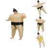 Lustiges und skurriles Sumo-Ringer-Aufblas-Kostüm, perfekt für Partys und Cosplay