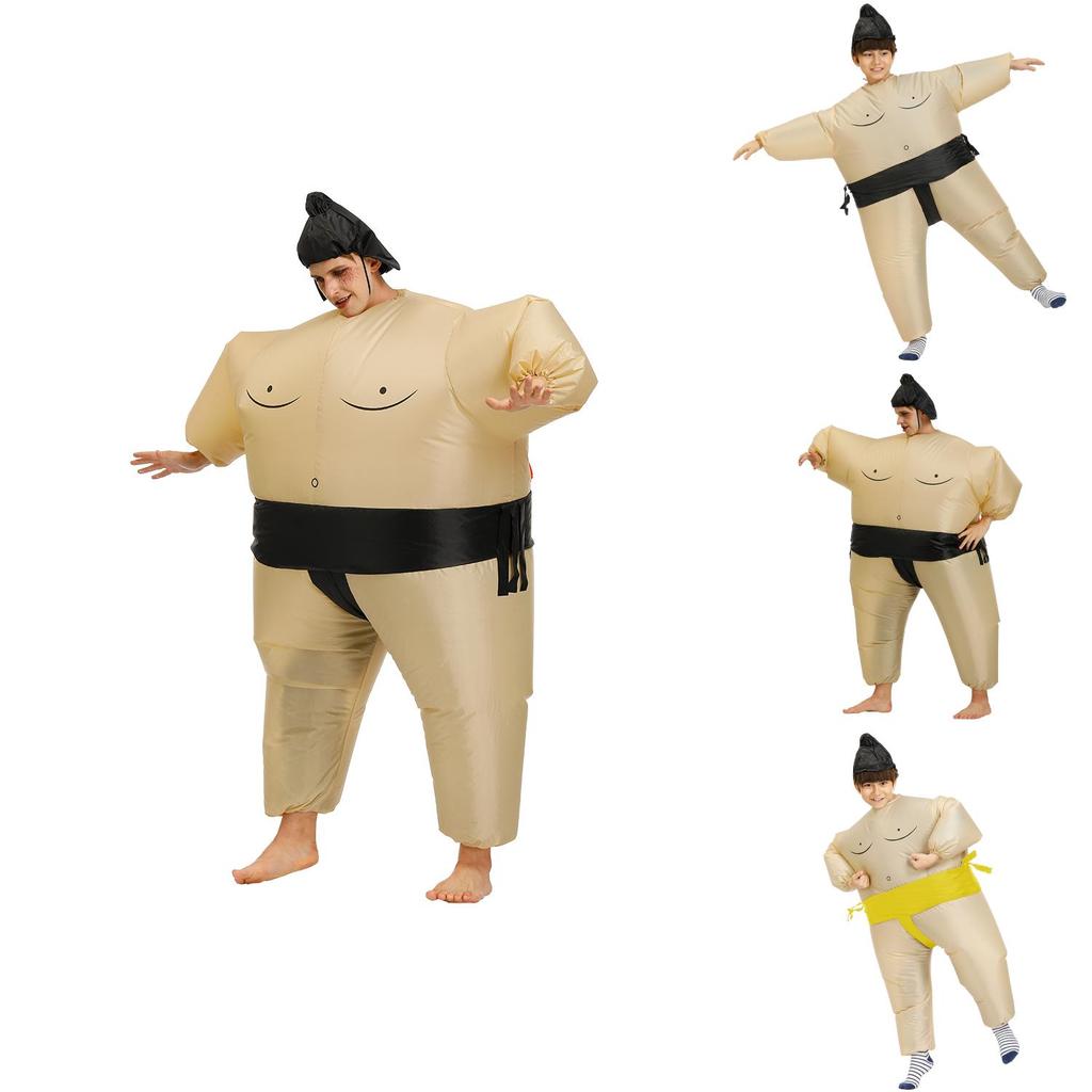 Fun And Quirky Sumo Wrestler Inflatable Costume Perfect For Parties And Cosplay
