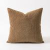 45x45 Size Pillowcase Set Striped Corduroy Throw Pillow Cover Classic Cushion Cover  Bed Decor