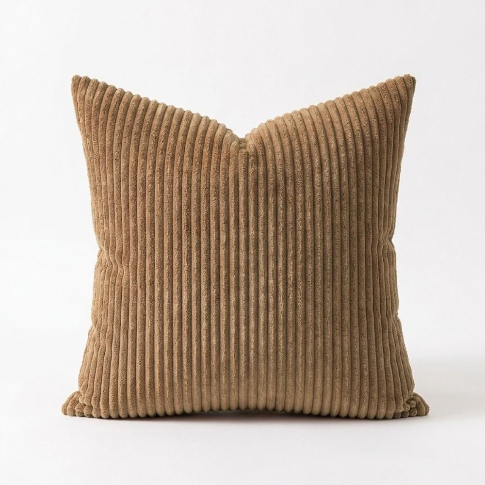 45x45 Size Pillowcase Set Striped Corduroy Throw Pillow Cover Classic Cushion Cover Bed Decor