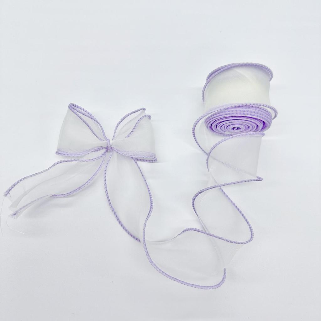 Silk Fishtail Gauze Handmade Hair Accessories Bow Ribbon for DIY & Gift Packaging