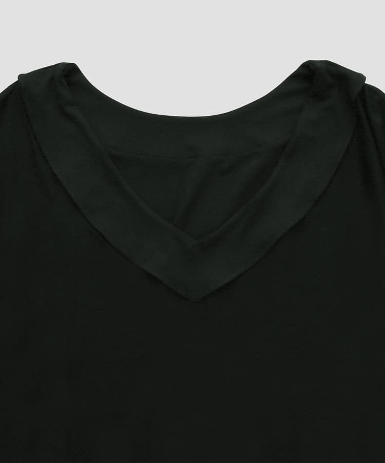 Swimwear Paradise UPF Size Black San-ai Women's 50+ Poncho, 55-53-5-1129,