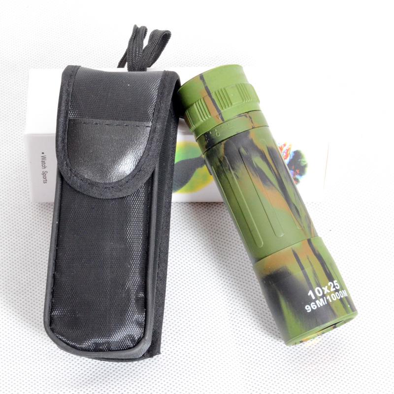 10X25 High Definition Camouflage Monocular for Outdoor Use