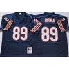 Maglia da Rugby Retro Chicago Bears Uomo Donna Misto Cotone Ricamata Abbigliamento per tifosi sportivi Fitness all'aperto Supporto di squadra