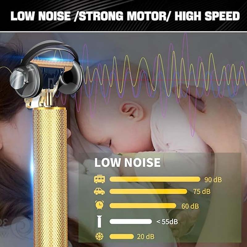 Vintage T9 Cordless Professional Hair Clippers Electric Trimmers For Men Clipper Hair Cutting Machine Shaver Oil Shaving Head