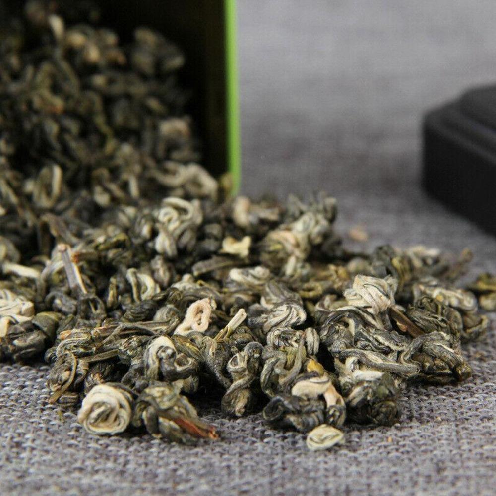 80g Yunnan Biluochun Green Tea Loose Leaf Chinese Slimming Tea Iron Box Gift Tea