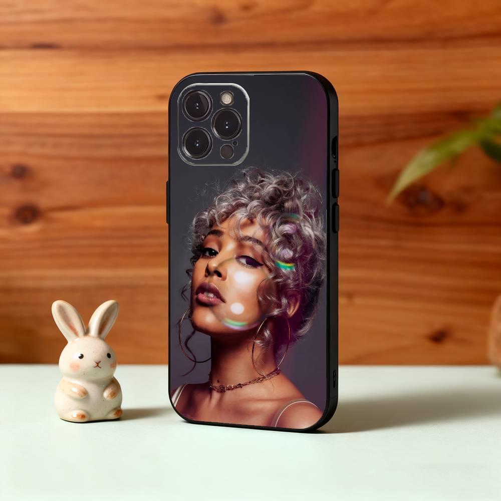 Cute D-Doja C-Cat Singer Phone Case For iPhone17,16,15,14,13,12,Plus,Pro Max, 5G Others Soft Black Cover
