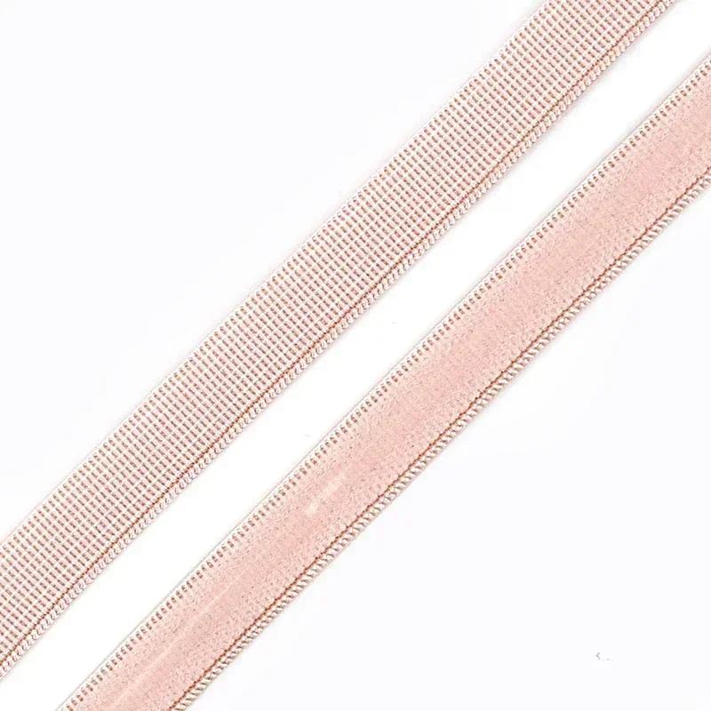 1/3/5/10M 10mm Elastic Band for Bra Non-slip Shoulder Straps Clothing Sewing Rubber Bands Underwear Stretch Belt Tape Accessory