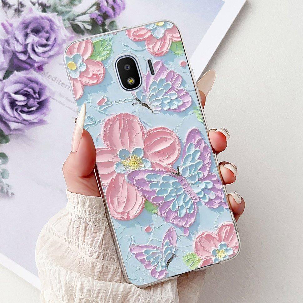 For Samsung J2 Pro 2018 Case SM-J250N Soft Silicone Luxury Letters Cover For Samsung Galaxy J2 Pro J2Pro Phone Cases Bumper