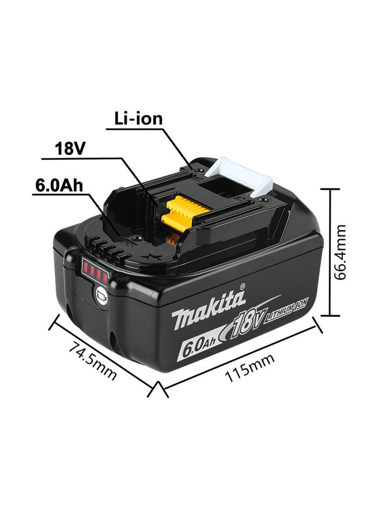 Makita Power Source Kit (2 x Tool Batteries with Charging Station, Replacement Batteries for Makita Power Tools)