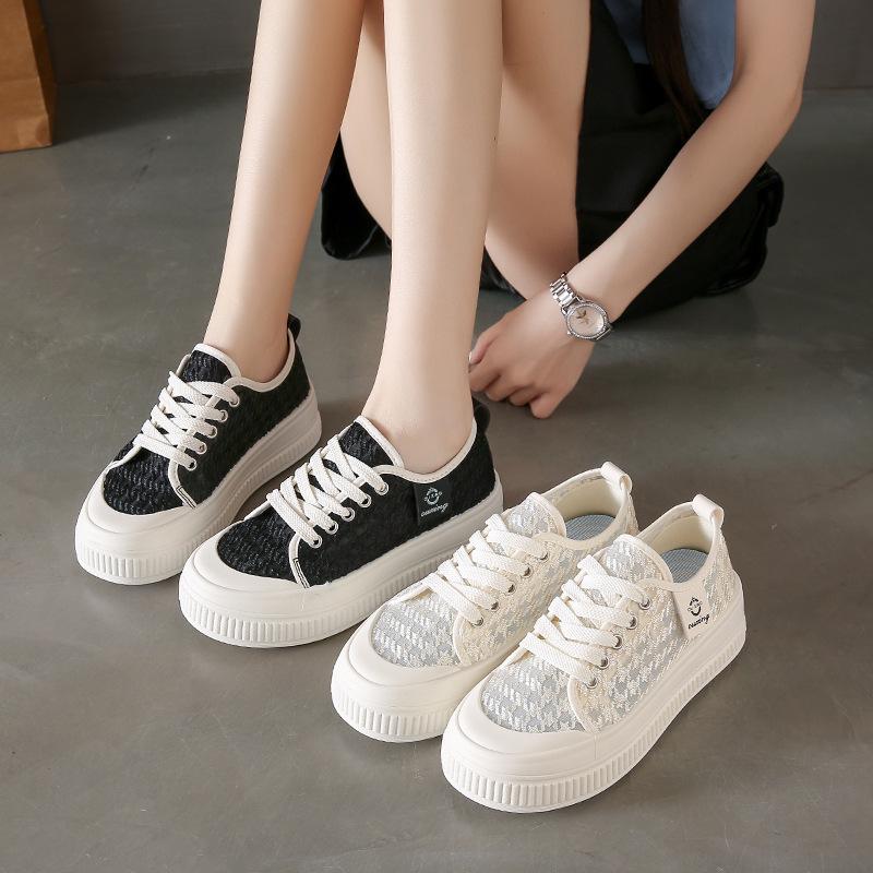 Fashion Chunky Sneakers Women Ladies Sneakers Woman Vulcanize Shoes Platform Shoes Casuales Luxury Designer Canvas Shoes Women