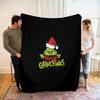 Flannel Blanket Christmas Blanket Personalized Blanket Digital Print Blanket