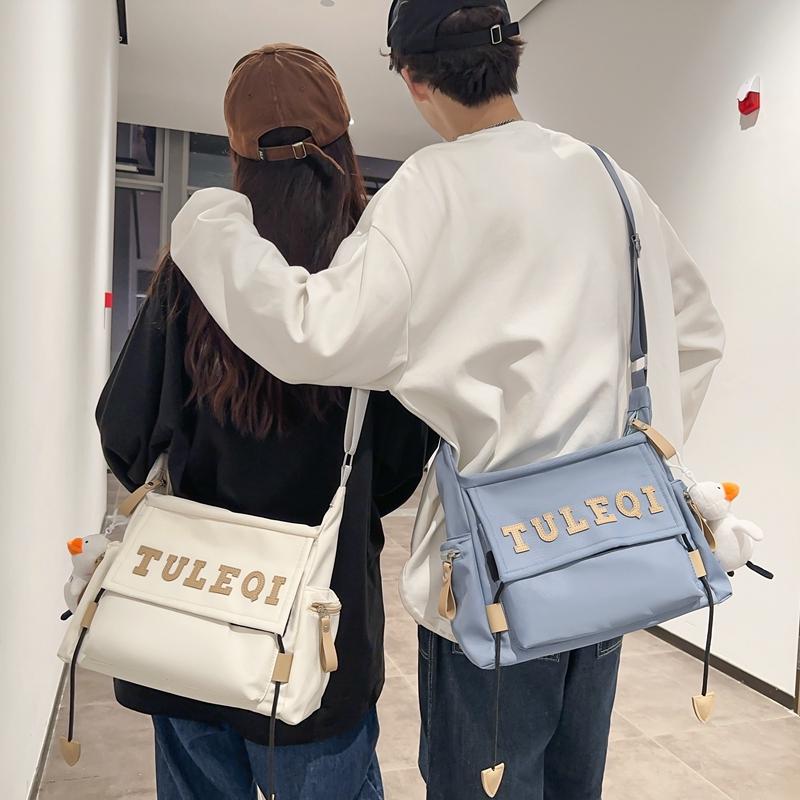 Crossbody Bag Women Large Capacity Backpack Student Class Shoulder Bag Men Messenger Bag