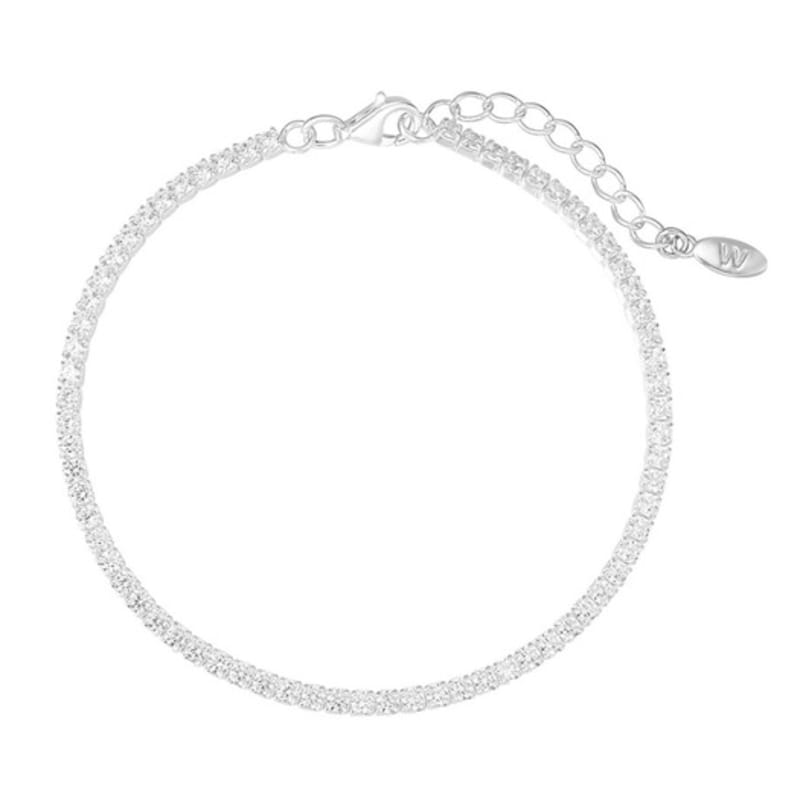 

WESTISLAND Silver Color Stone Tennis Bracelet (Choose 1 of 5)_WS058 03_Lavender_WS0581544